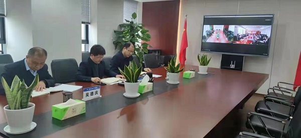 高廣飛督導(dǎo)徽鹽地產(chǎn)集團定遠項目公司黨支部組織生活會